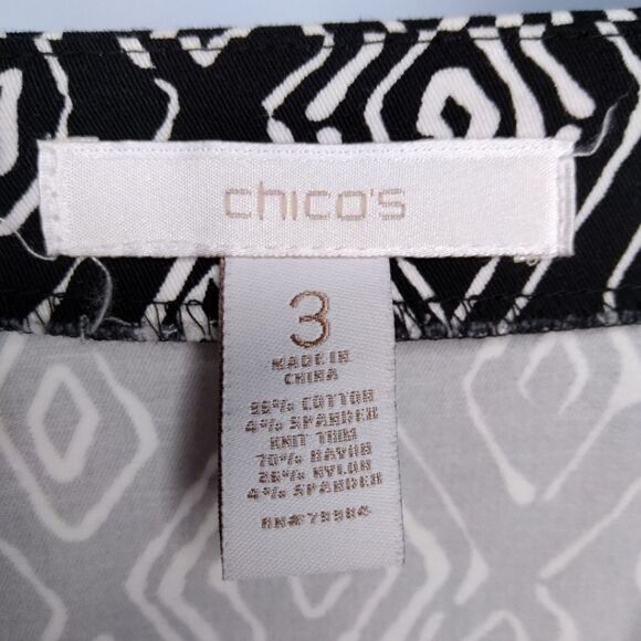 chico's Abstract Pencil Skirt 16 - Picture 10 of 12